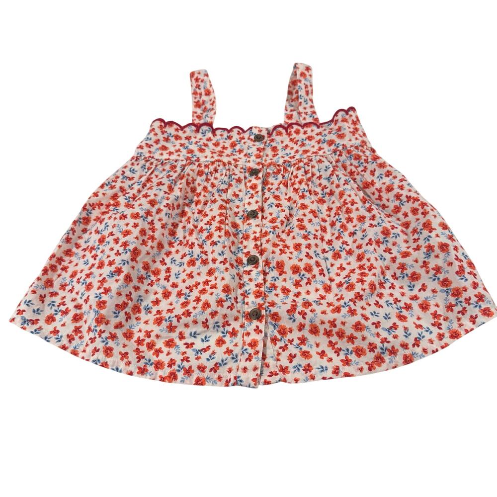 Old Navy Toddler Girl 4T Floral Sleeveless Blouse